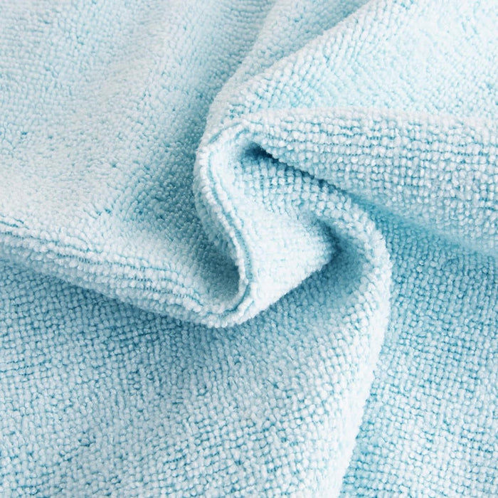 Jantex Microfibre Cloths Blue 400x400mm (5 Pack) Jantex