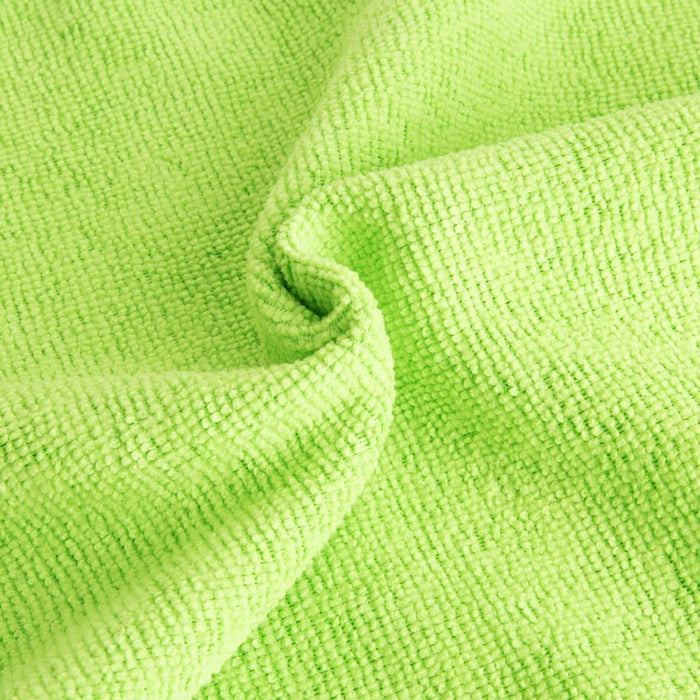 Jantex Microfibre Cloths Green (5 Pack) Jantex