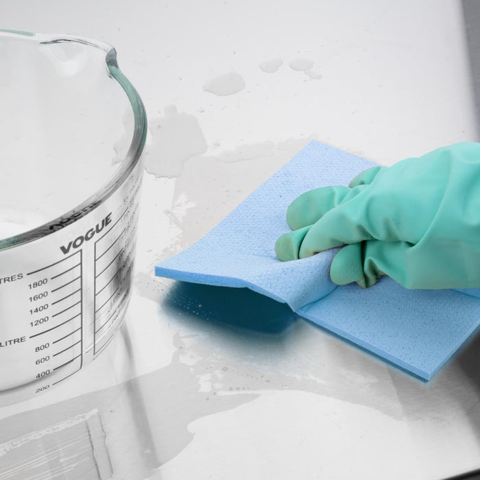 Jantex Sponge Cleaning Cloths - Blue (10 Pack) Jantex