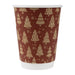Fiesta Recyclable Christmas Hot Cup Double Wall 12oz (500 Pack) Fiesta Recyclable