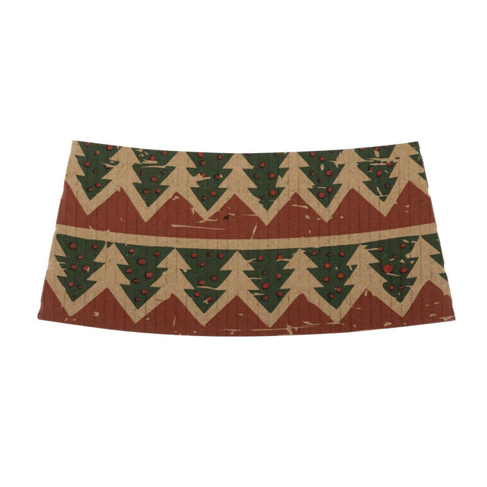 Fiesta Recyclable Christmas Cup Sleeves for 12oz Hot Cups (100 Pack) Fiesta Recyclable