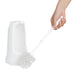 Jantex Round Toilet Brush & Holder - White Jantex