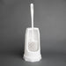 Jantex Round Toilet Brush & Holder - White Jantex