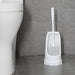 Jantex Round Toilet Brush & Holder - White Jantex