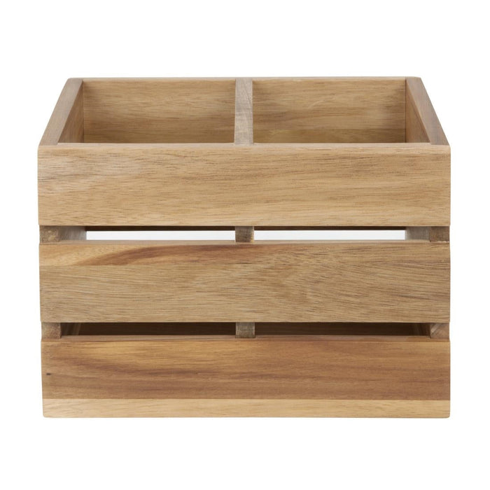 Olympia Table Organiser Acacia Wood 210x160x150mm Olympia
