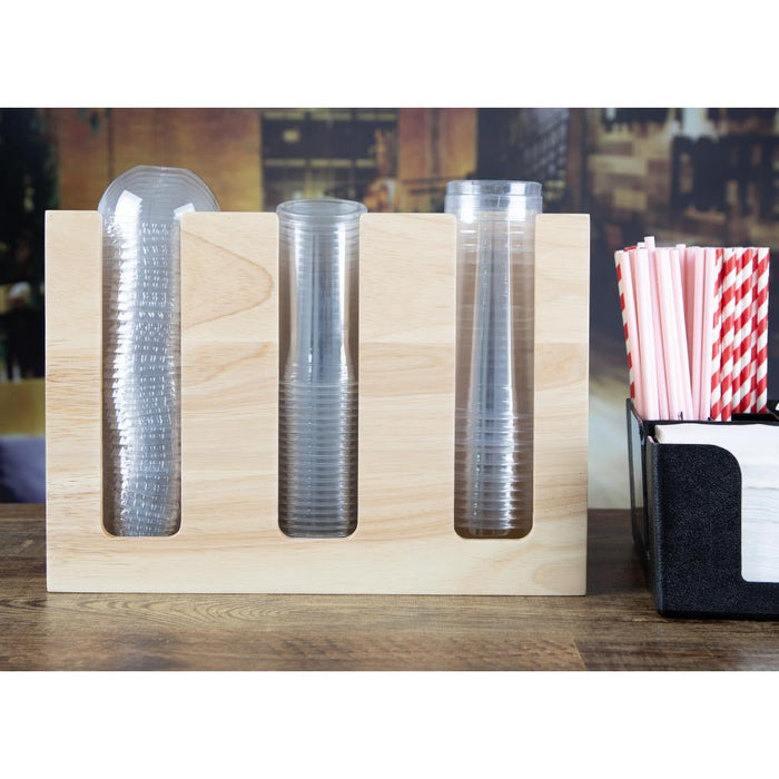 Olympia Cup Organiser Hevea Wood 340x120x240mm Olympia