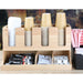 Olympia Cup and Condiment Station Hevea Wood 450x120x240mm Olympia