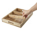 Olympia 3 Section Cutlery Tray Acacia Wood Olympia