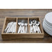 Olympia 3 Section Cutlery Tray Acacia Wood Olympia
