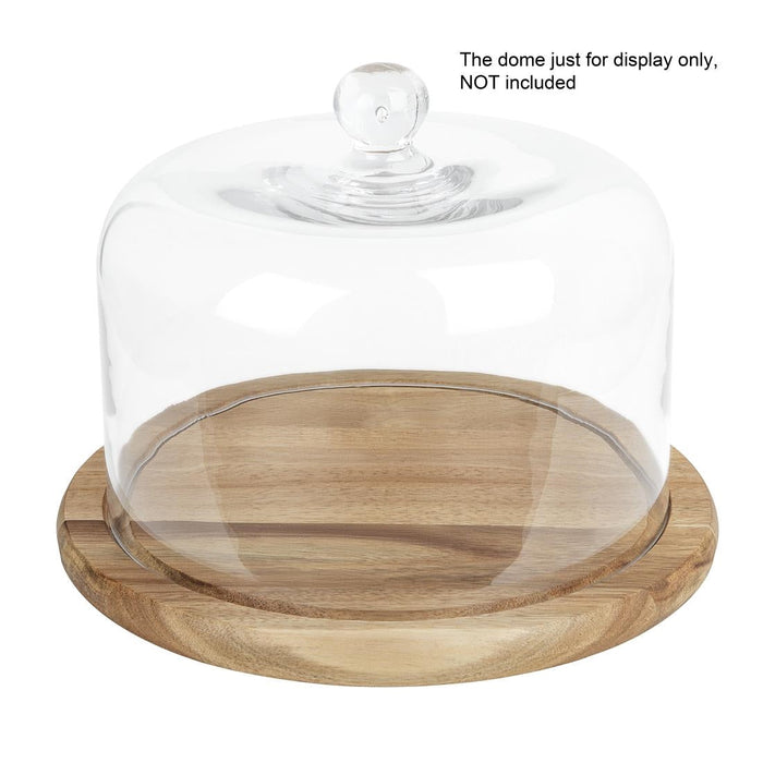 Olympia Round Acacia Wood Board for HW799 240mm Dome 283x20mm Olympia