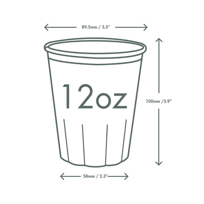Vegware Nourish Moulded Fibre Hot Cup 89-Series 12oz (500 Pack) Vegware