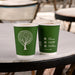 Vegware Green Tree Double Wall Hot Cups 8oz 79-Series (500 Pack) Vegware