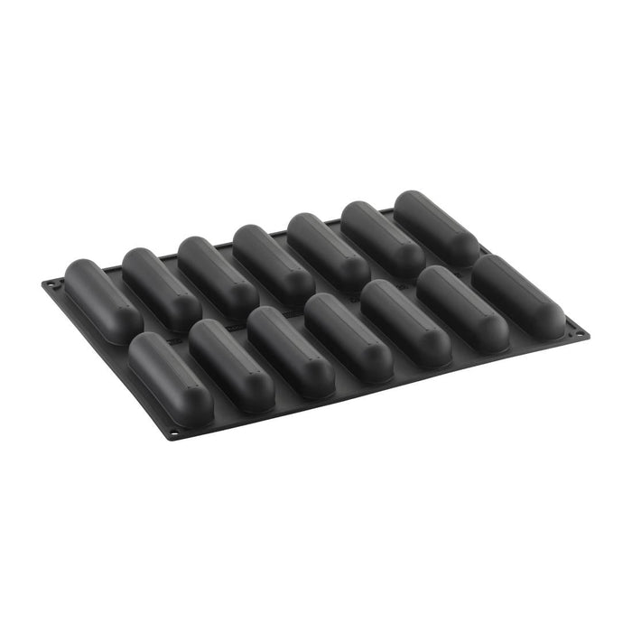 Pavoni Silicone Confy Eclair Mould 400x300mm Pavoni
