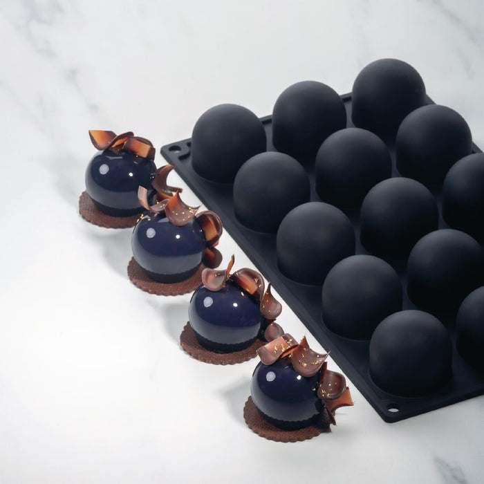 Pavoni Sphere 40ml Time Bachour Mould 300x175mm Pavoni