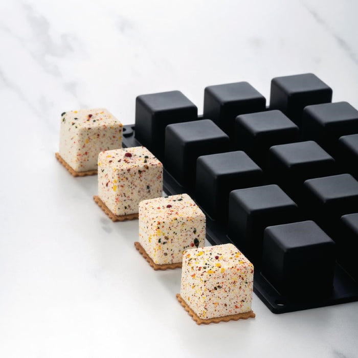 Pavoni Cube 40ml Time Bachour Mould 300x175mm Pavoni