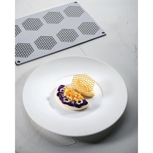 Pavoni Silicone Honey Comb Mould 300x200mm Pavoni