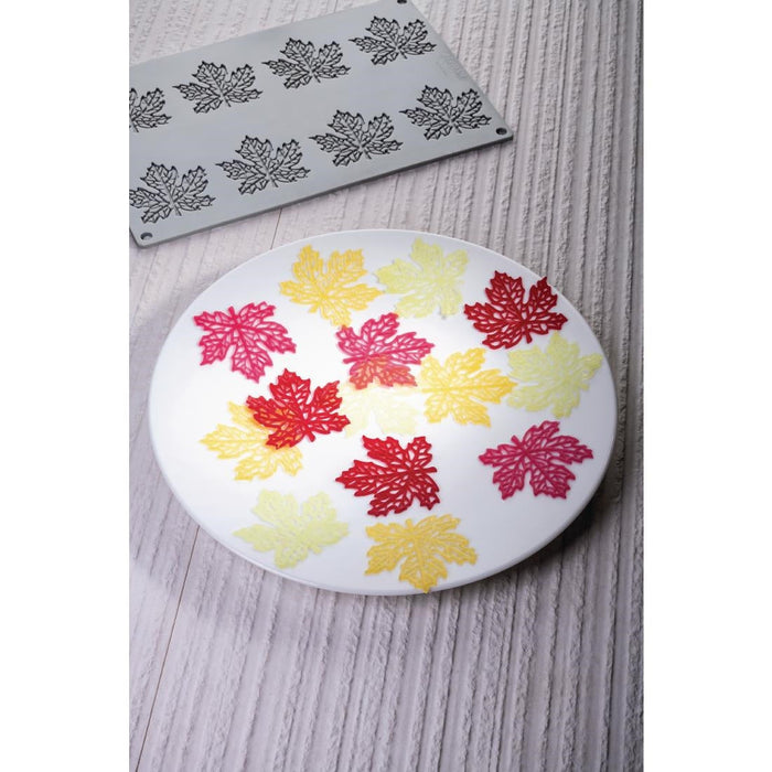 Pavoni Silicone Maple Mould 300x200mm Pavoni