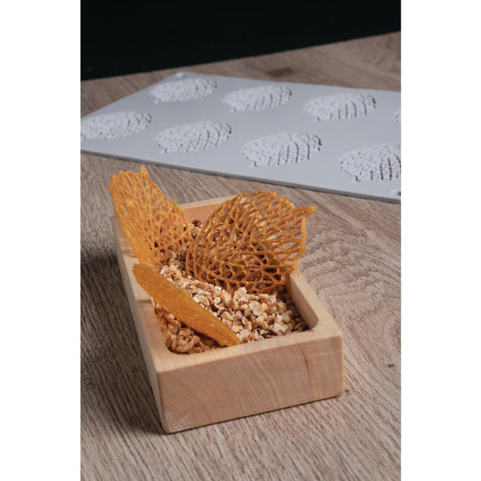 Pavoni Silicone Leaf Mould 300x200mm Pavoni
