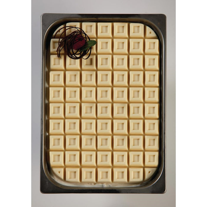 Pavoni Tablet Gelato Pan Decorative Lid Mould 361x251x18mm Pavoni