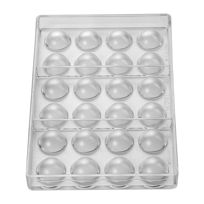 Pavoni 30x15mm Hemisphere Mould 275x175mm Pavoni