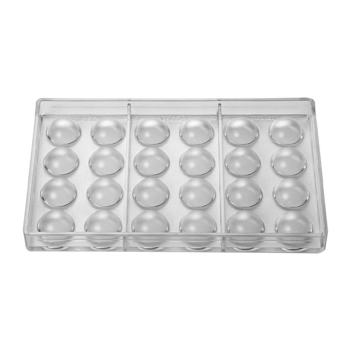Pavoni 30x15mm Hemisphere Mould 275x175mm Pavoni