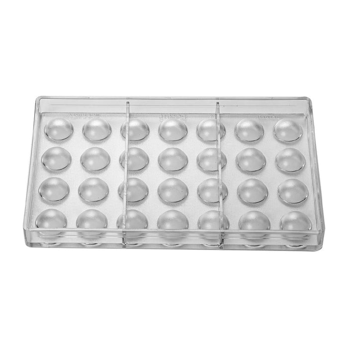 Pavoni 25x12mm Hemisphere Mould 275x175mm Pavoni
