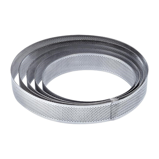 Pavoni Round Stainless Steel Mould 190x35mm Pavoni