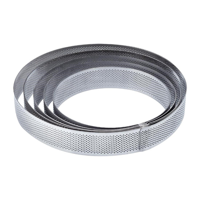 Pavoni Round Stainless Steel Mould 190x35mm Pavoni