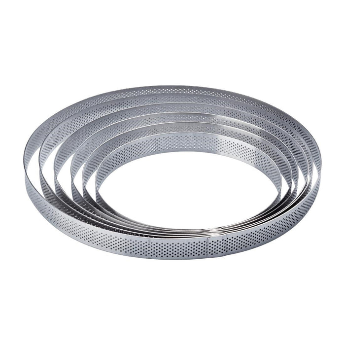 Pavoni Round Stainless Steel Mould 190x20mm Pavoni