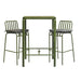 Dimensions: Table 1100(H)x750(W)x750(D)mm, Chairs 1000(H)x500(W)x450(D)mm