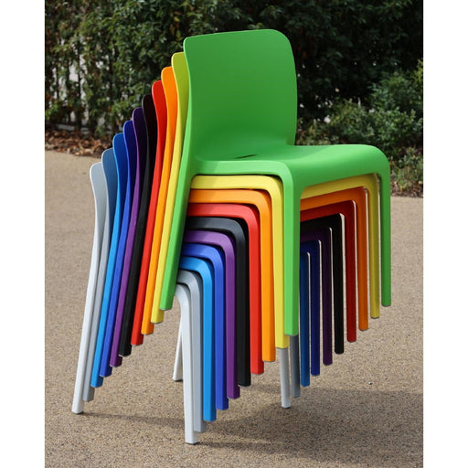 Origin POP Chair Traffic White 480x500x790mm (2 Pack) Origin