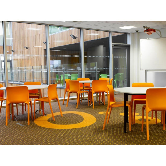 Origin POP Chair Deep Orange 480x500x790mm (2 Pack) Origin