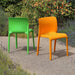 Origin POP Chair Deep Orange 480x500x790mm (2 Pack) Origin