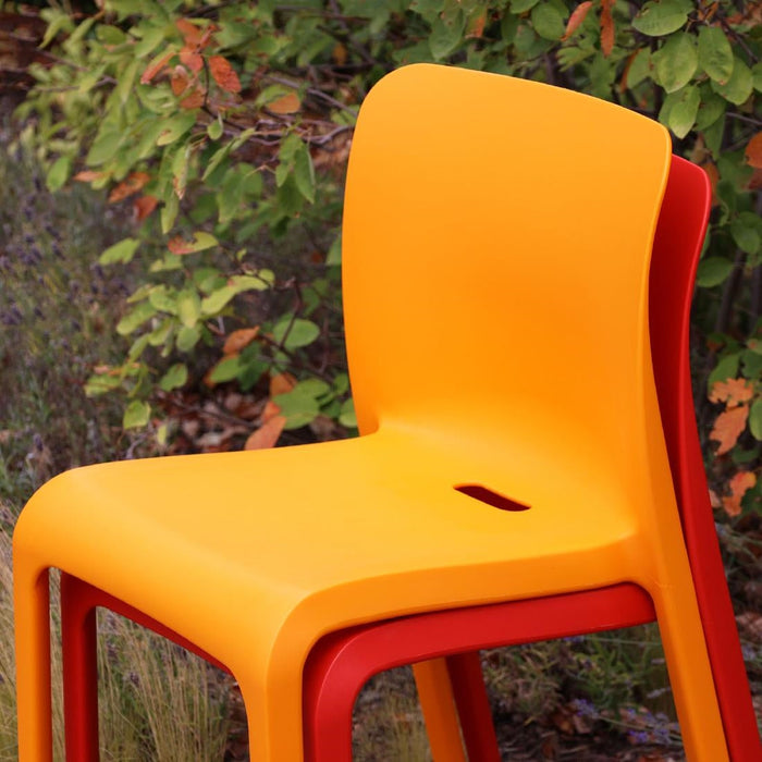 Origin POP Chair Deep Orange 480x500x790mm (2 Pack) Origin