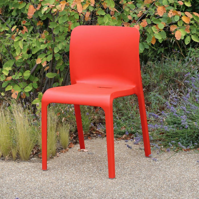 Origin POP Chair Pure Red 480x500x790mm (2 Pack) Origin