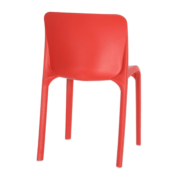 Origin POP Chair Pure Red 480x500x790mm (2 Pack) Origin