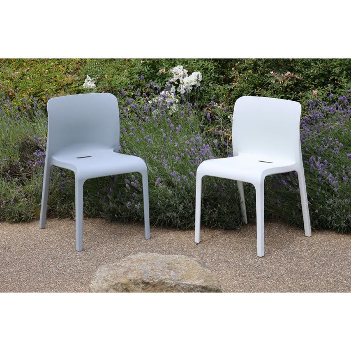 Origin POP Chair Signal Grey 480x500x790mm (2 Pack) Origin