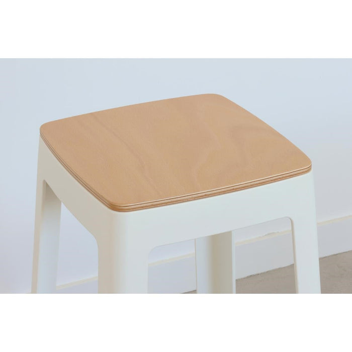 Origin Base Stool Traffic White 400x400x440mm (2 Pack) Origin