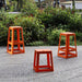Origin Base Stool Signal Orange 400x400x440mm (2 Pack) Origin