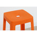 Origin Base Stool Signal Orange 400x400x440mm (2 Pack) Origin