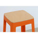 Origin Base Stool Signal Orange 400x400x440mm (2 Pack) Origin