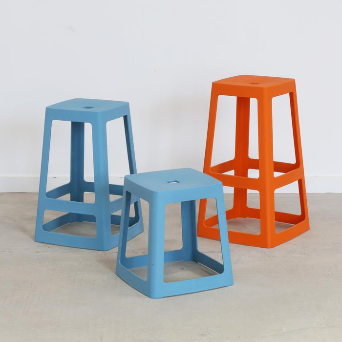 Origin Base Stool Pastel Blue 400x400x440mm (2 Pack) Origin