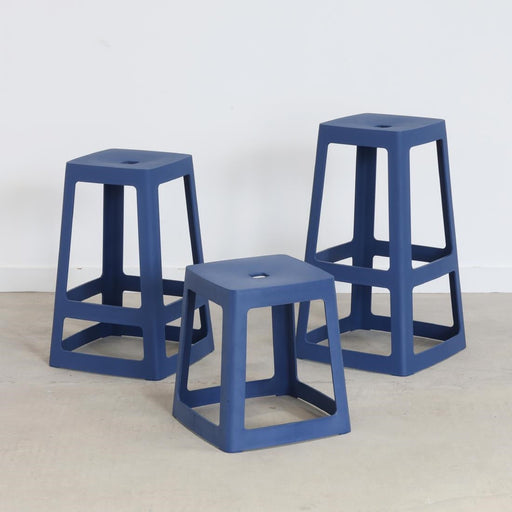 Origin Base Stool Violet Blue 400x400x440mm (2 Pack) Origin