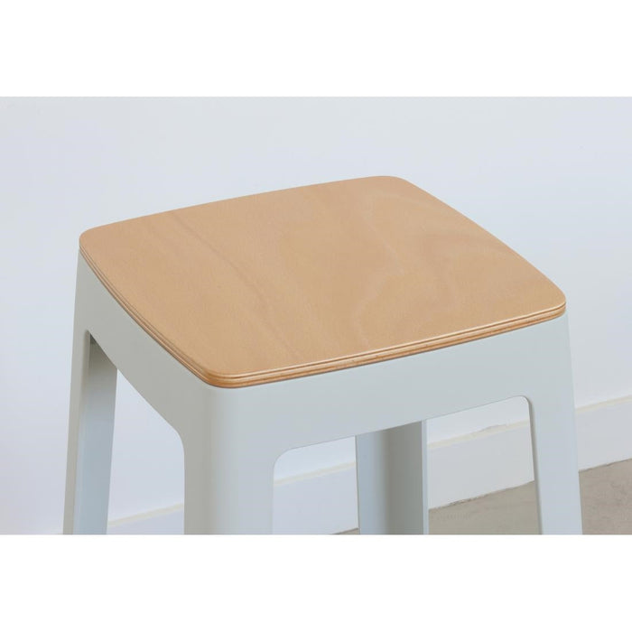 Origin Base Stool Light Grey 400x400x440mm (2 Pack) Origin