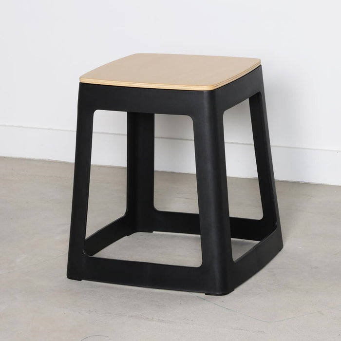 Origin Base Stool Traffic Black 400x400x440mm (2 Pack) Origin