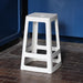 Origin Base Mid Stool Traffic White 430x430x650mm (2 Pack) Origin