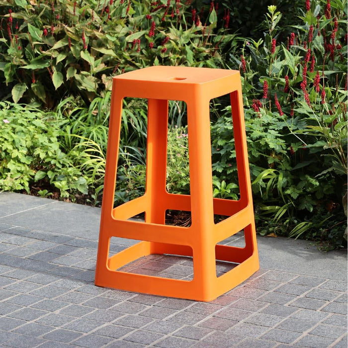 Origin Base Mid Stool Signal Orange 430x430x560mm (2 Pack) Origin