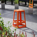 Origin Base Mid Stool Signal Orange 430x430x560mm (2 Pack) Origin