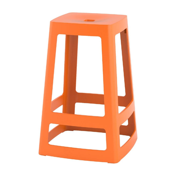 Origin Base Mid Stool Signal Orange 430x430x560mm (2 Pack) Origin