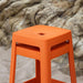 Origin Base Mid Stool Signal Orange 430x430x560mm (2 Pack) Origin